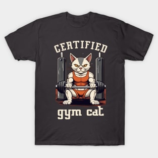 Certified Gym Cat T-Shirt